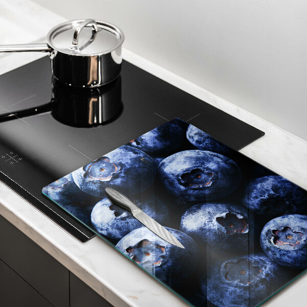 Üveg vágódeszka Közelkép a bogyók