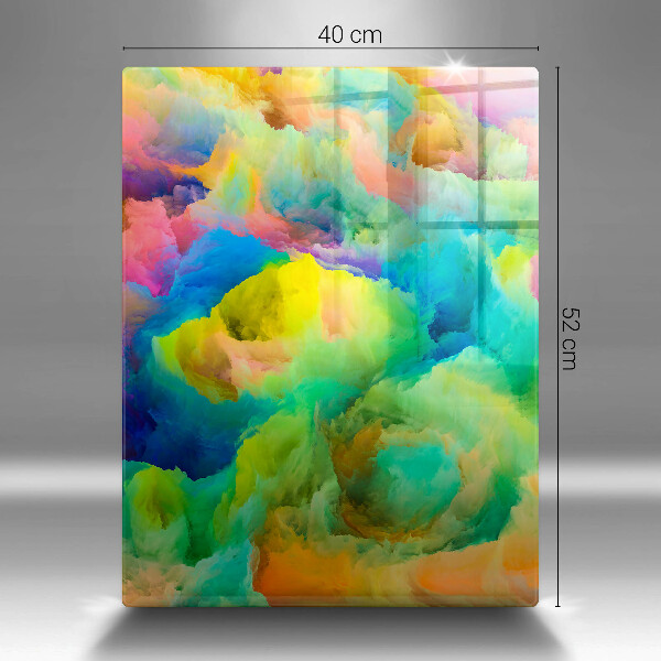 Üveg vágódeszka Színes absztrakció
