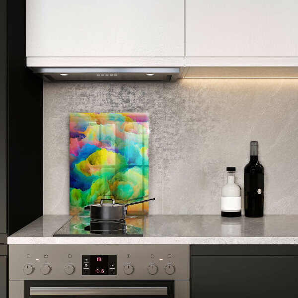 Üveg vágódeszka Színes absztrakció