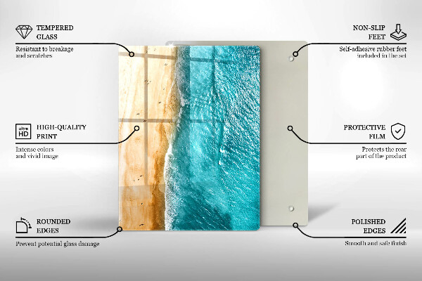 Üveg vágódeszka Modern kompozíció