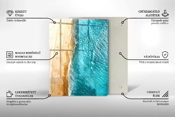 Üveg vágódeszka Modern kompozíció