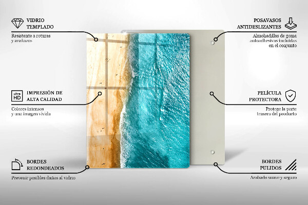 Üveg vágódeszka Modern kompozíció