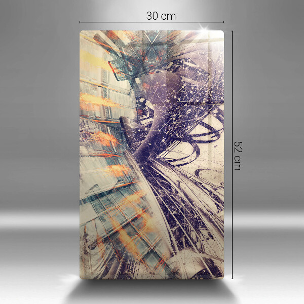 Üveg vágódeszka Modern kompozíció