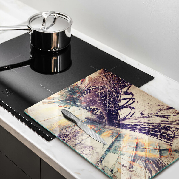 Üveg vágódeszka Modern kompozíció