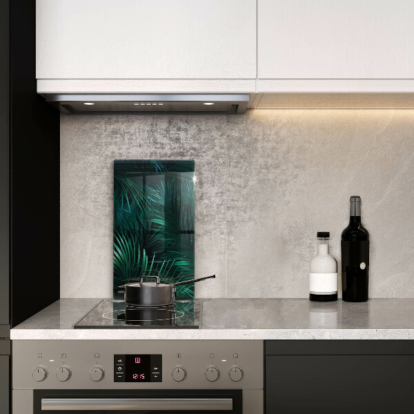 Üveg vágódeszka Vad dzsungel levelei