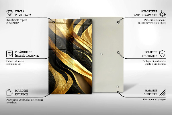 Üveg vágódeszka Elegáns absztrakció