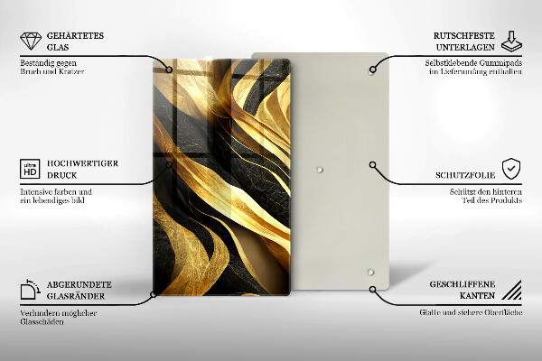 Üveg vágódeszka Elegáns absztrakció