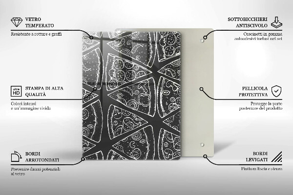 Üveg vágódeszka Elegáns absztrakció