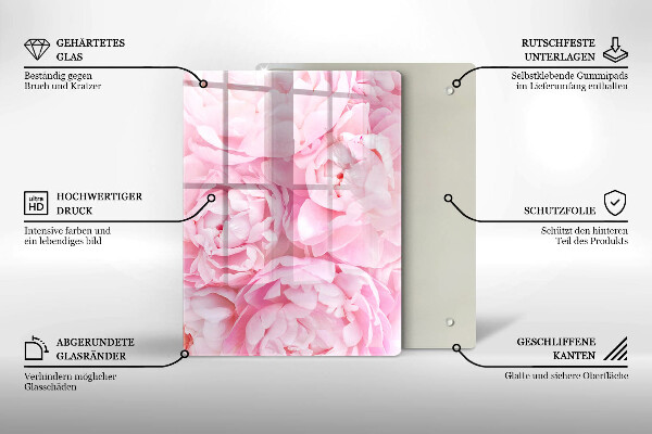 Üveg vágódeszka Kék foltok