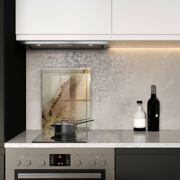 Üveg vágódeszka Arany absztrakció