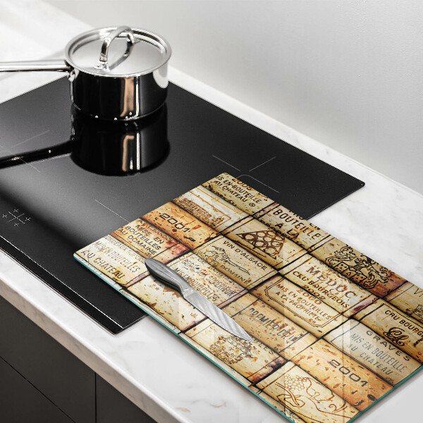 Üveg vágódeszka Régi bordugók