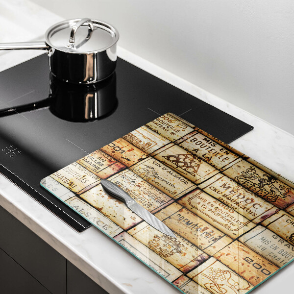 Üveg vágódeszka Régi bordugók