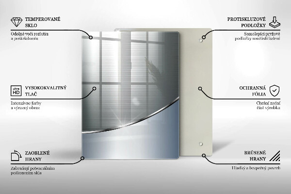 Üveg vágódeszka Modern világos táblák