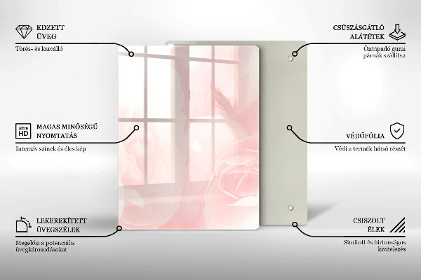 Üveg vágódeszka Modern márvány