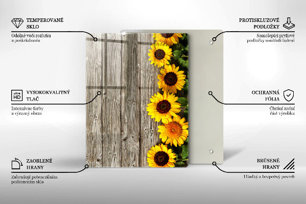 Üveg vágódeszka Fatörzsek