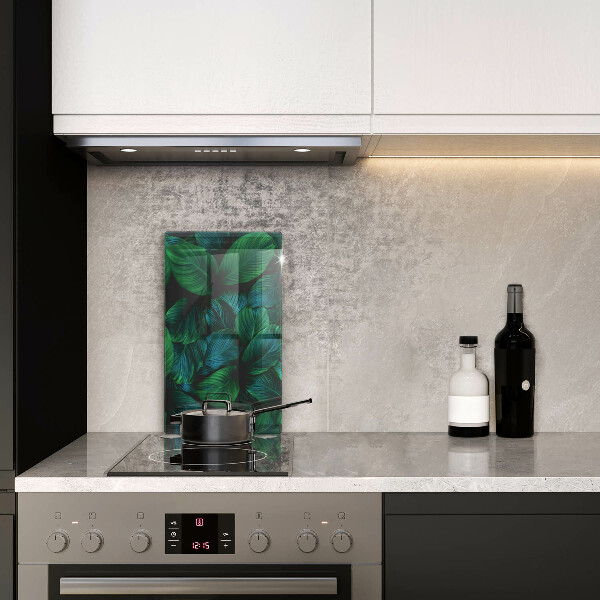 Üveg vágódeszka Dzsungel levelei