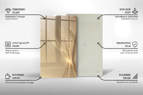 Üveg vágódeszka Modern absztrakció