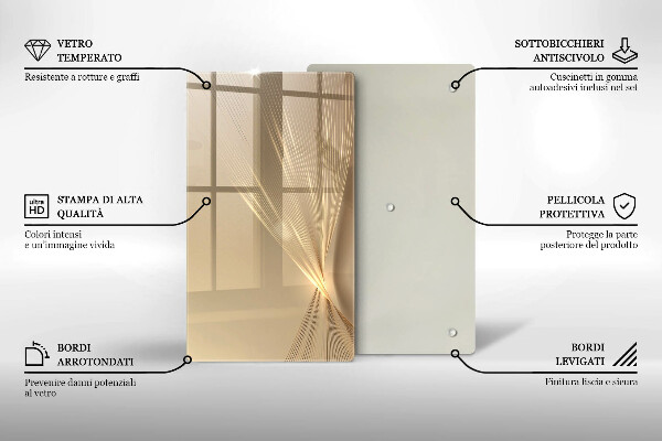 Üveg vágódeszka Modern absztrakció