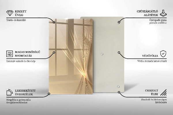 Üveg vágódeszka Modern absztrakció