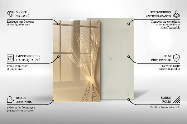 Üveg vágódeszka Modern absztrakció
