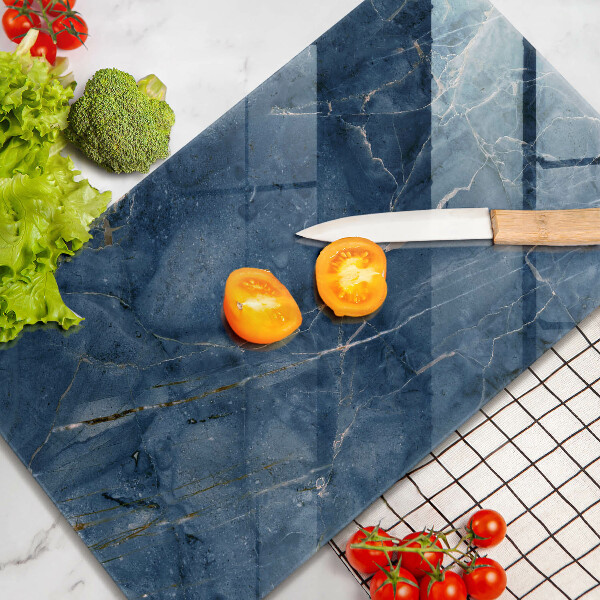 Üveg vágódeszka Márvány kő textúra