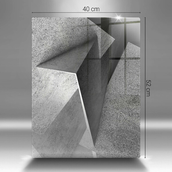 Üveg vágódeszka Konkrét absztrakció