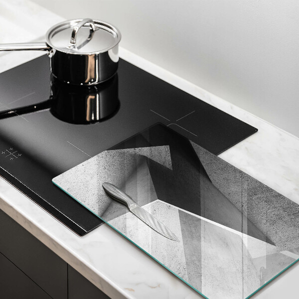 Üveg vágódeszka Konkrét absztrakció