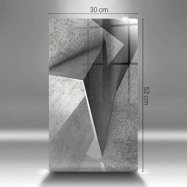 Üveg vágódeszka Konkrét absztrakció