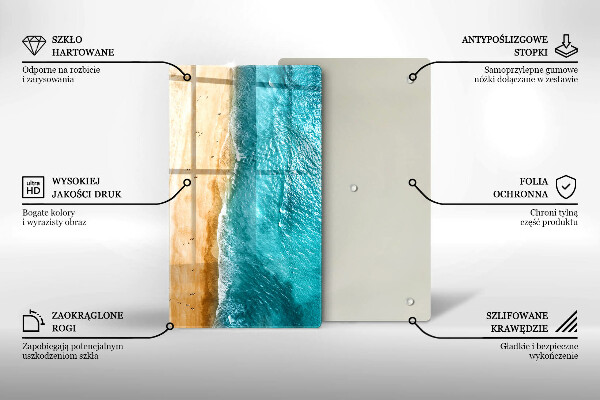 Üveg vágódeszka Tengerpart és tenger