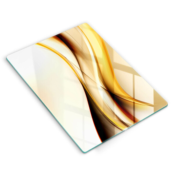 Üveg vágódeszka Absztrakt füst vonalak