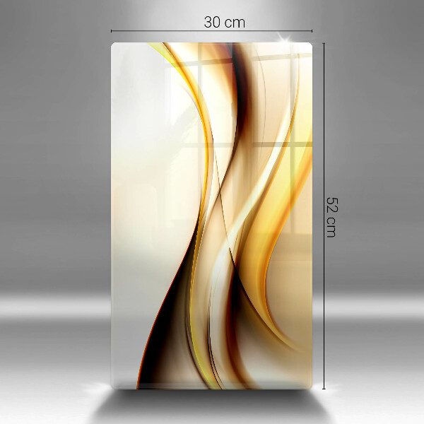 Üveg vágódeszka Absztrakt füst vonalak