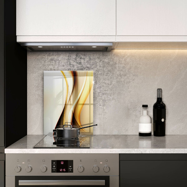 Üveg vágódeszka Absztrakt füst vonalak