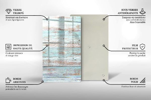 Üveg vágódeszka Régi vintage táblák