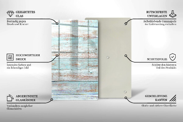 Üveg vágódeszka Régi vintage táblák