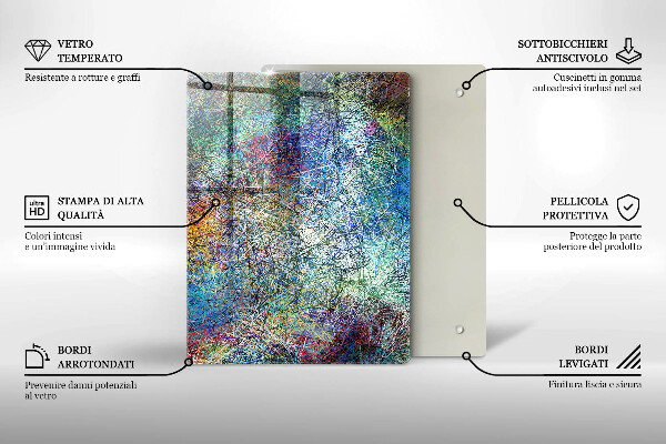 Üveg vágódeszka Régi vintage táblák