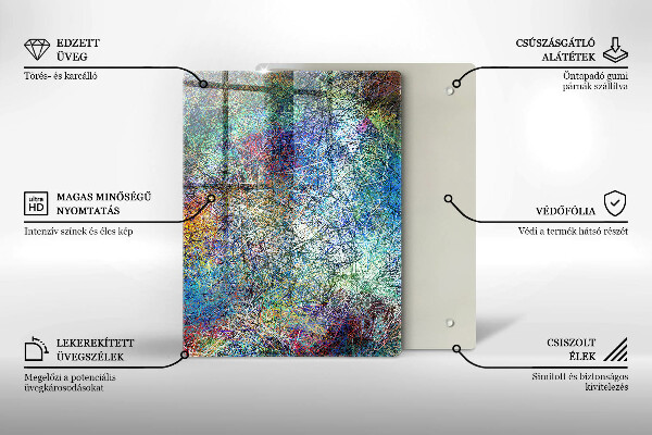 Üveg vágódeszka Régi vintage táblák