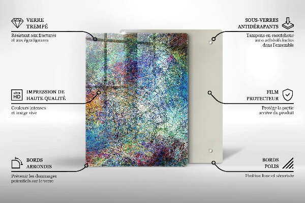 Üveg vágódeszka Régi vintage táblák