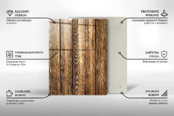 Üveg vágódeszka Virágok a táblákon