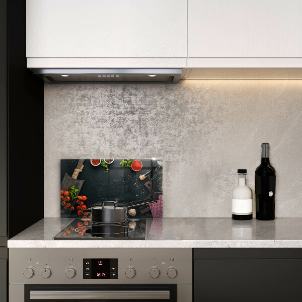 Üveg vágódeszka koktélparadicsom