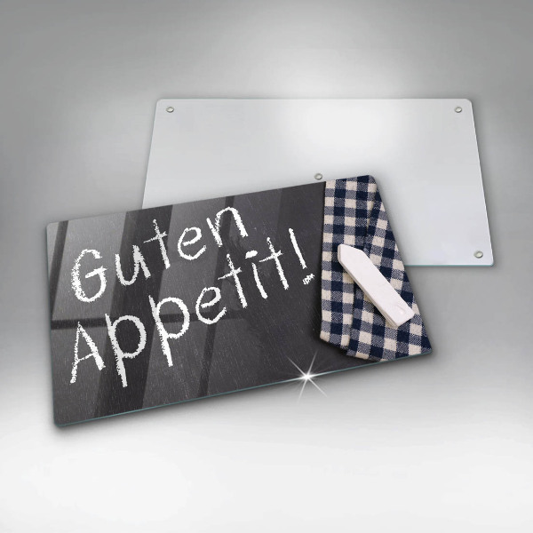 Üveg vágódeszka Guten Appetit!