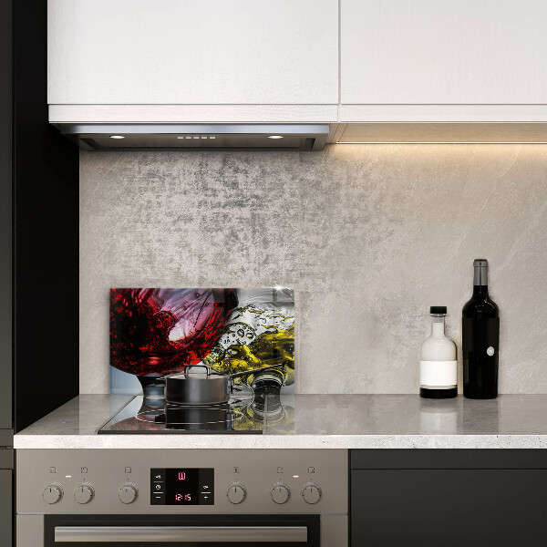 Üveg vágódeszka Pohár bor