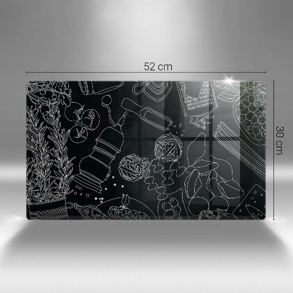 Üveg vágódeszka Konyhai kiegészítők