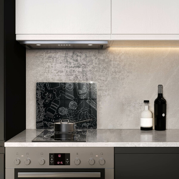 Üveg vágódeszka Konyhai kiegészítők