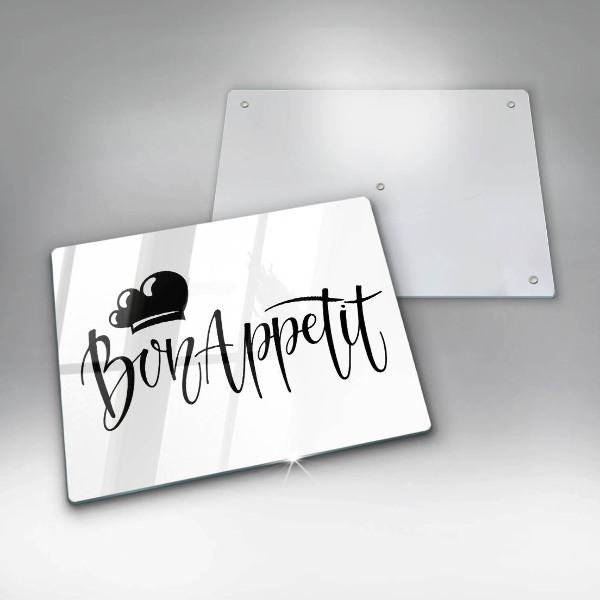 Üveg vágódeszka Bon Appetit