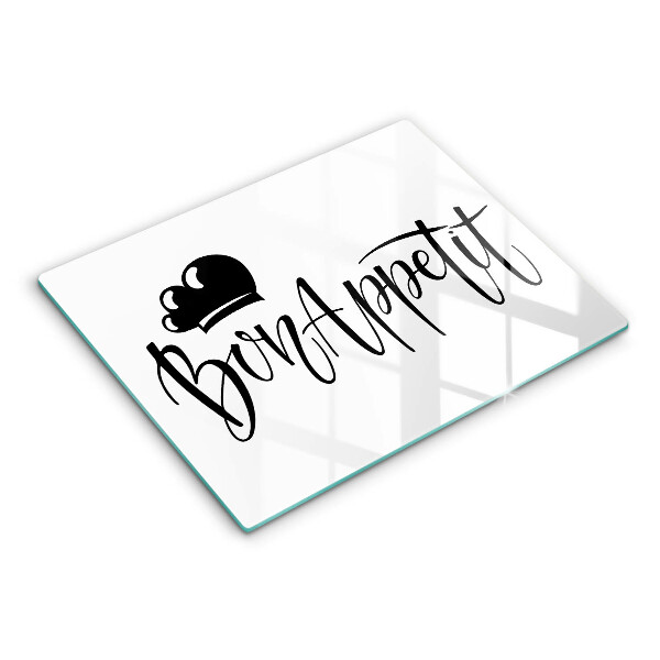 Üveg vágódeszka Bon Appetit