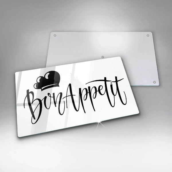Üveg vágódeszka Bon Appetit