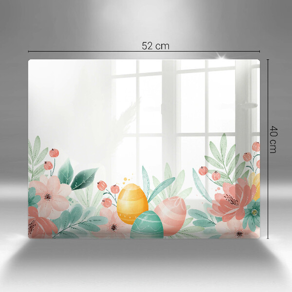 Üveg vágódeszka húsvéti tojás