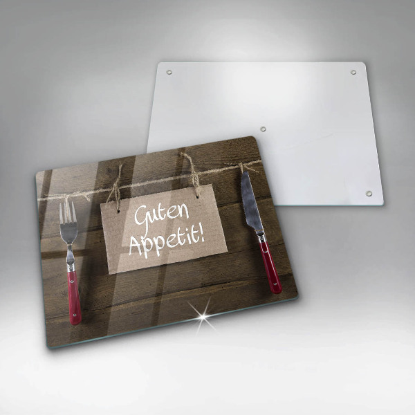 Üveg vágódeszka Guten Apetit