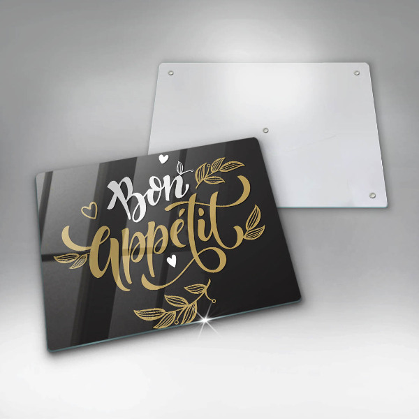 Üveg vágódeszka Bon Appetit
