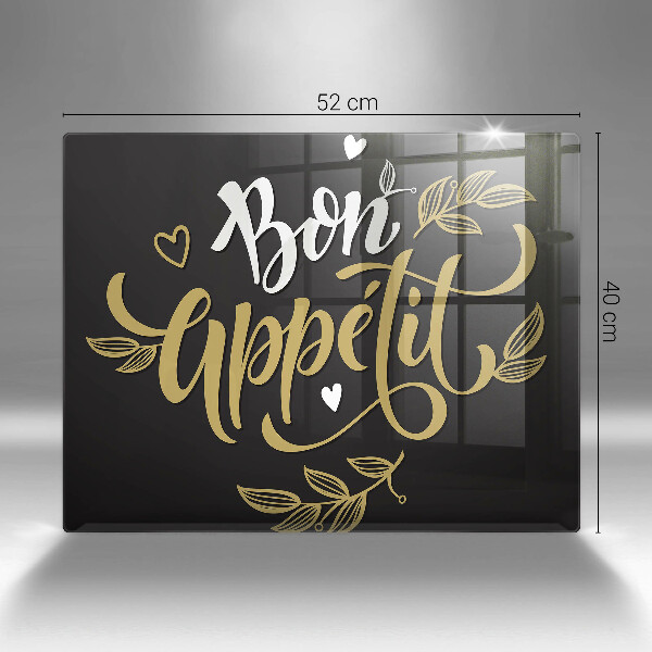 Üveg vágódeszka Bon Appetit